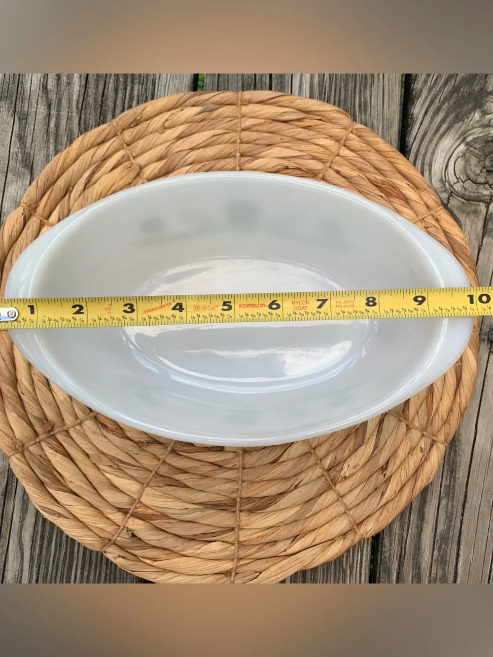 Glasbake classic white
